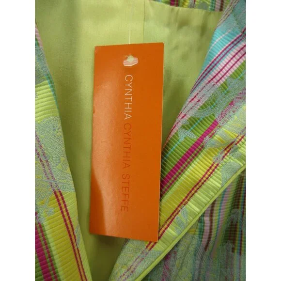 Cynthia Steffe Multicolor Striped Blazer - Picture 10 of 12